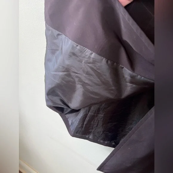 London Fog Trench Coat Women M Brown Removable Hood Lightweight Classic Neutral - Picture 10 of 13